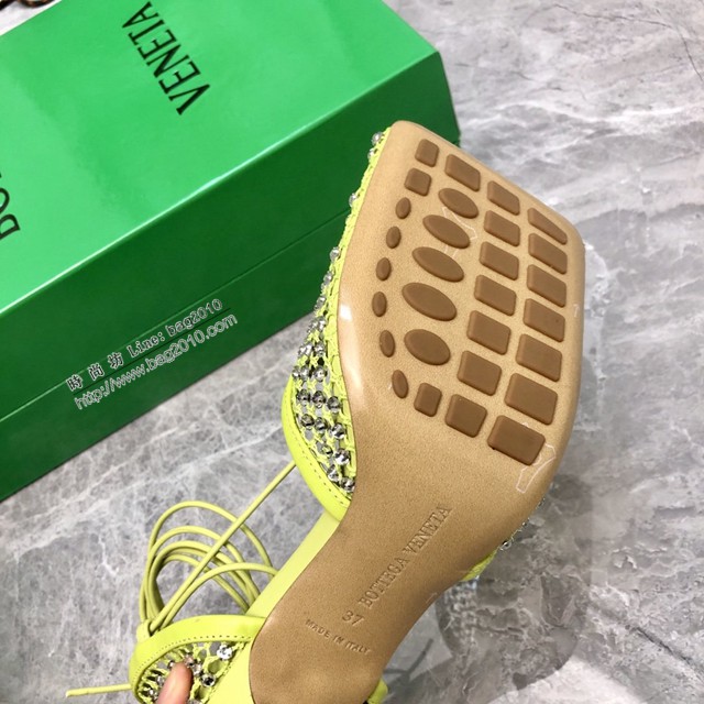 BOTTEGA VENETA高端時尚女鞋 寶緹嘉22春夏新款網紗高跟鞋 dx3527